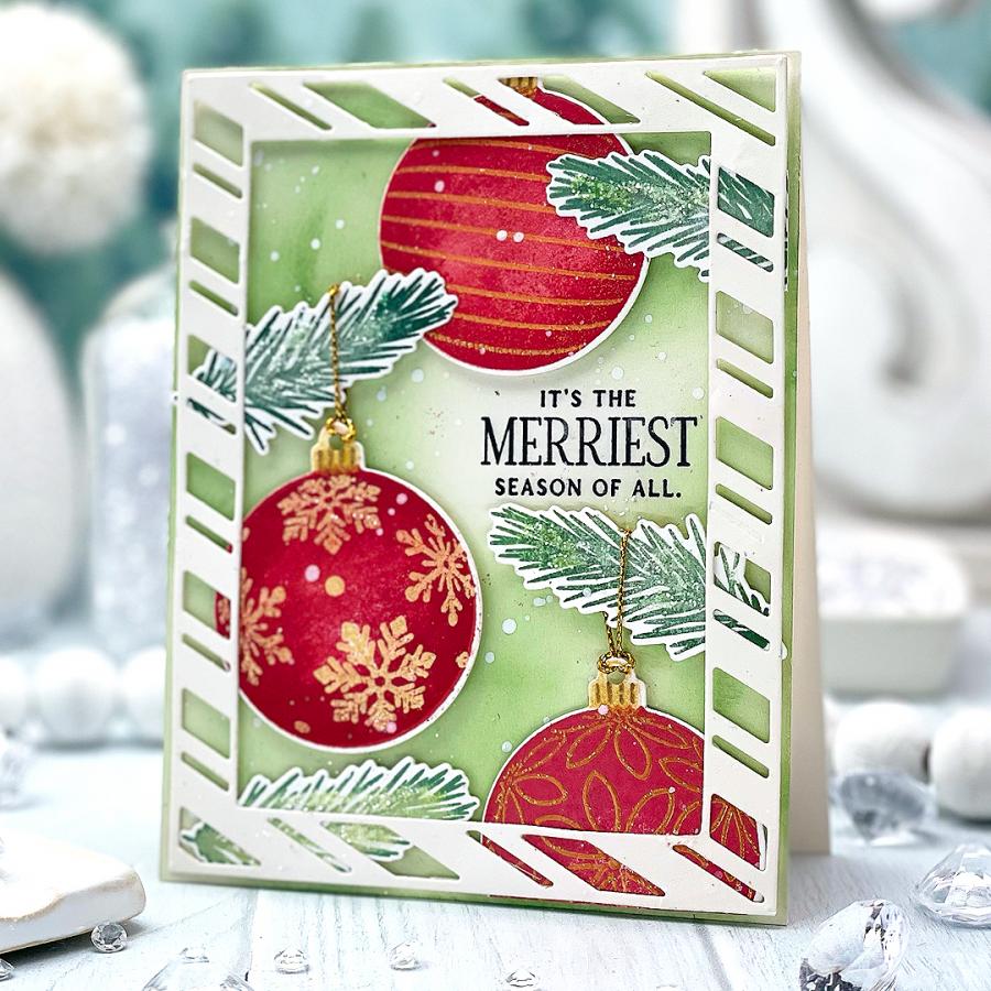 Very Merry Christmas Sentiments Die