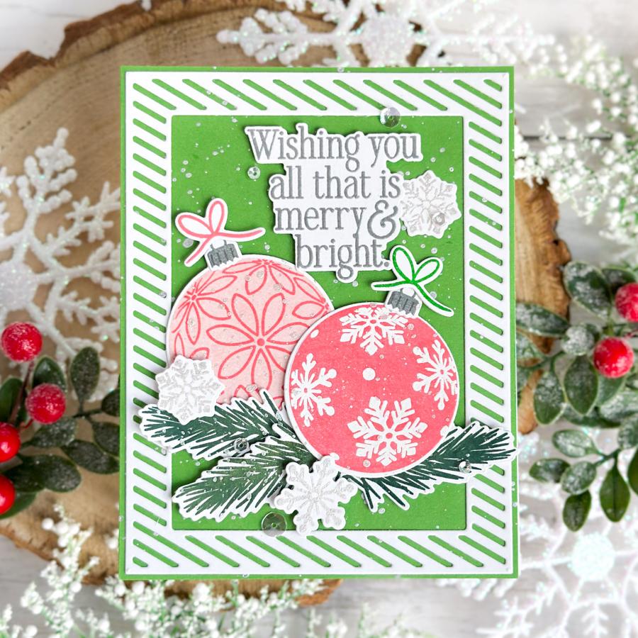 Very Merry Christmas Sentiments Die