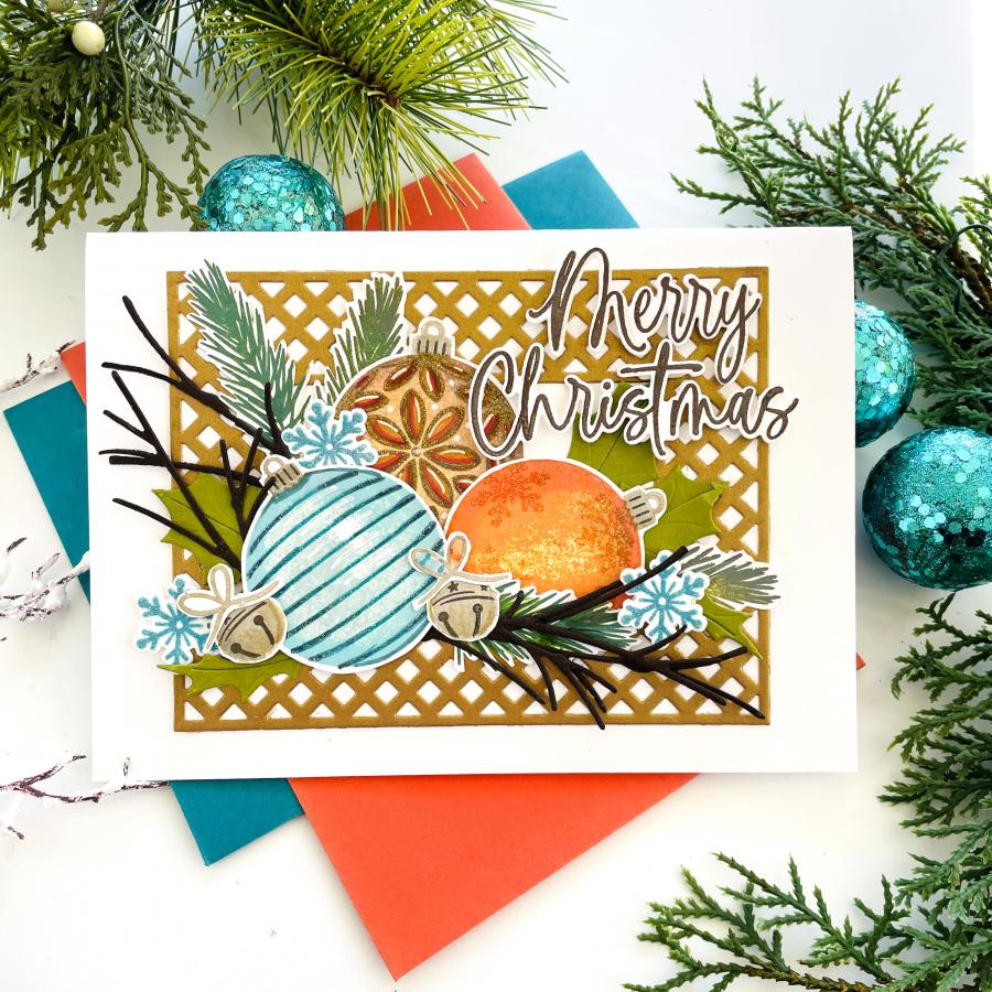 Very Merry Christmas Sentiments Die