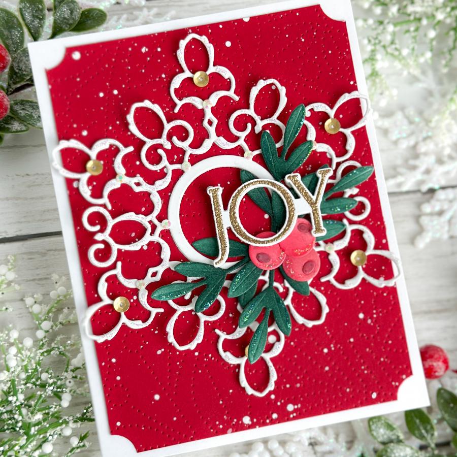 Fancy Snowflake Frame Die