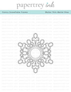 Fancy Snowflake Frame Die