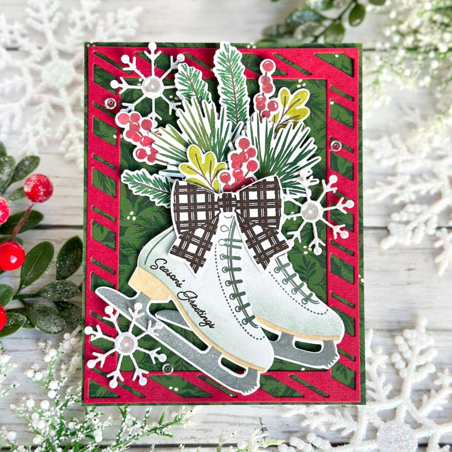 Border Bling: Candy Cane Frame 1 Die