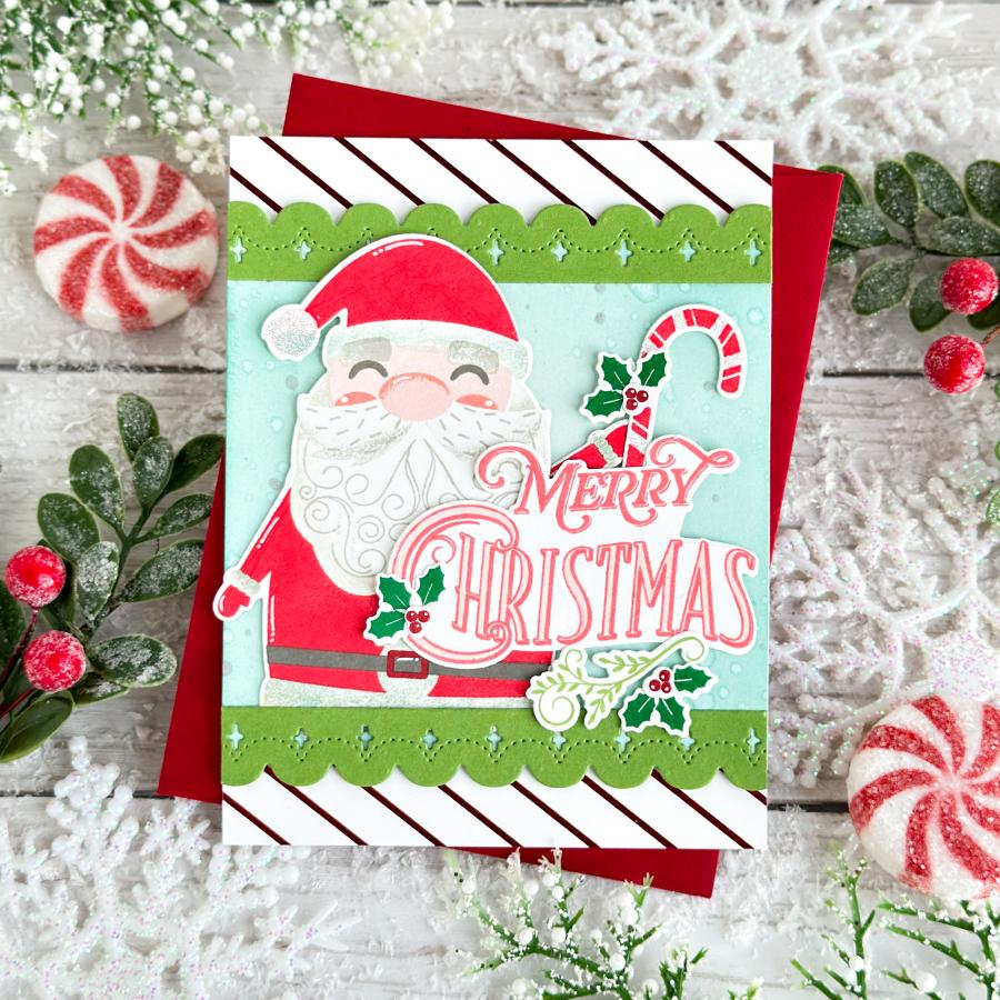 Vintage Holiday Flair Die