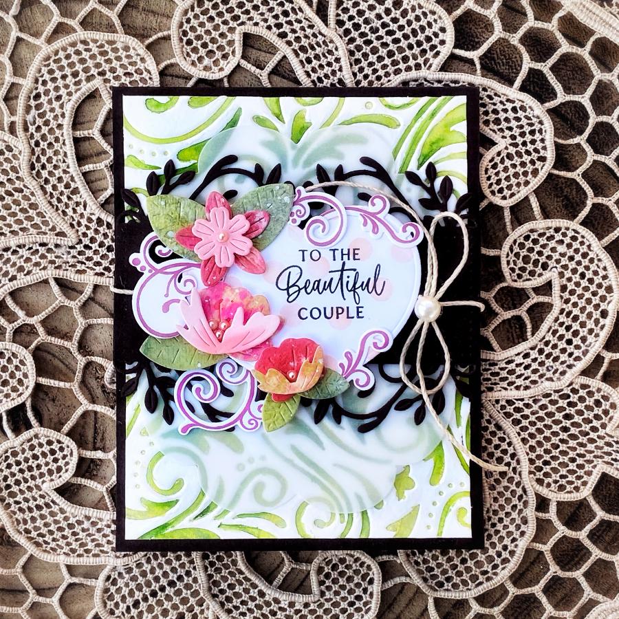 Extravagant Floral Frames Die
