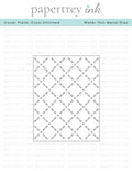 Cover Plate: Cross Stitched Die