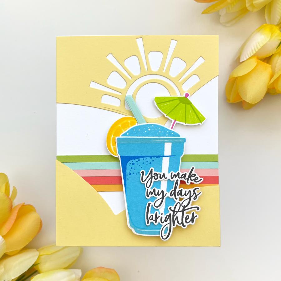 Elegant Edges: Summer Sun Die