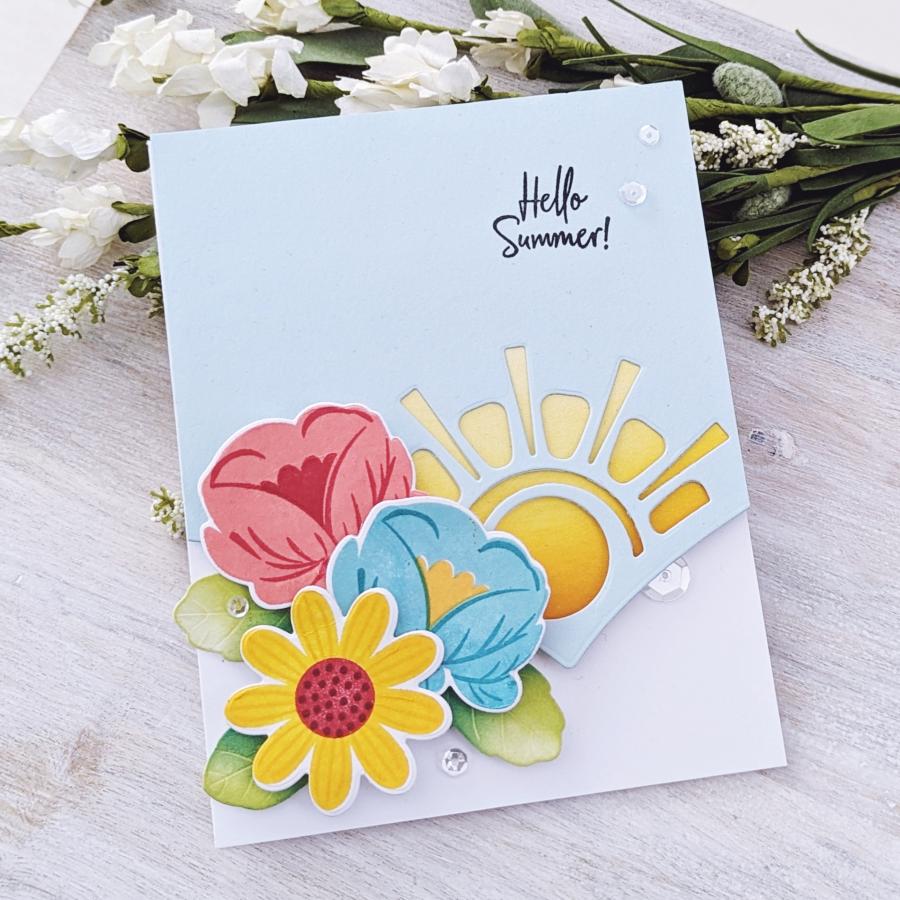 Elegant Edges: Summer Sun Die