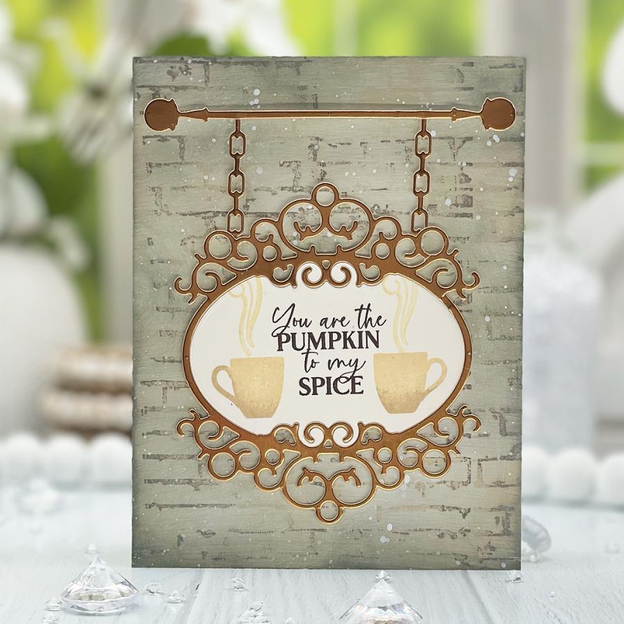 Cozy Café Frame Die