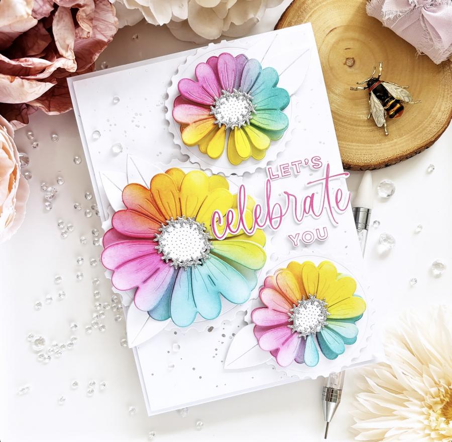 Love to Layer: Circular Postage Die