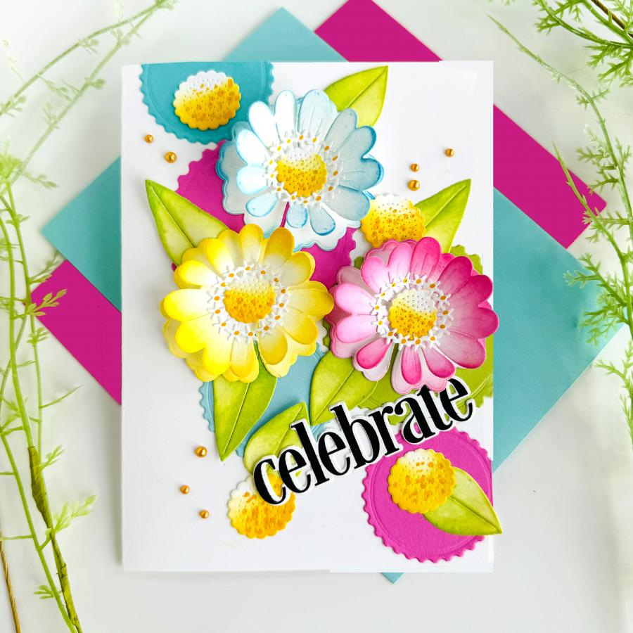 Love to Layer: Circular Postage Die