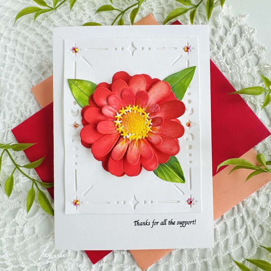 Big Blooms: Zinnia Die
