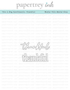 This is Big Sentiments: Thankful Die