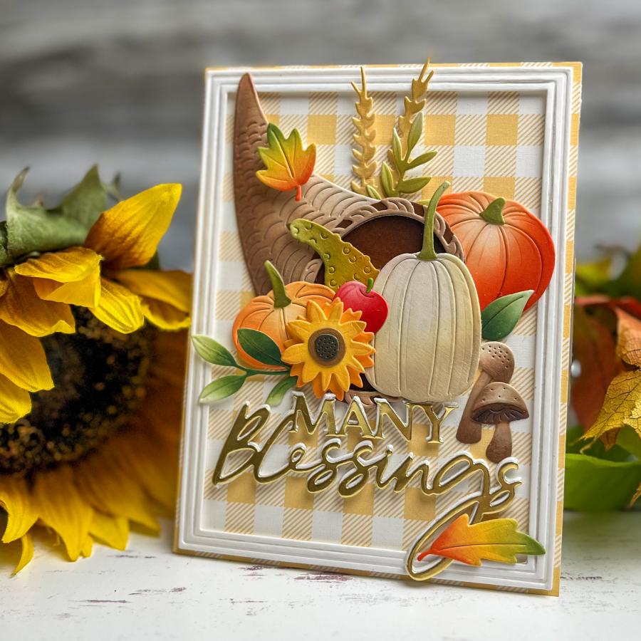 Bountiful Cornucopia Die
