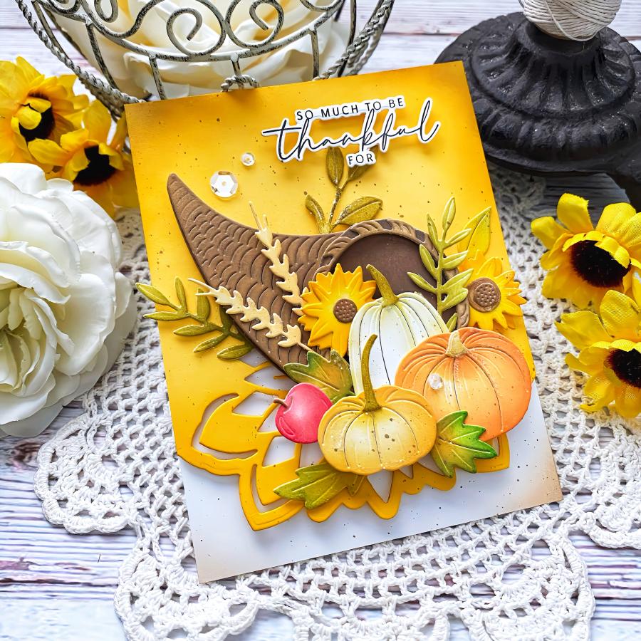 Bountiful Cornucopia Die