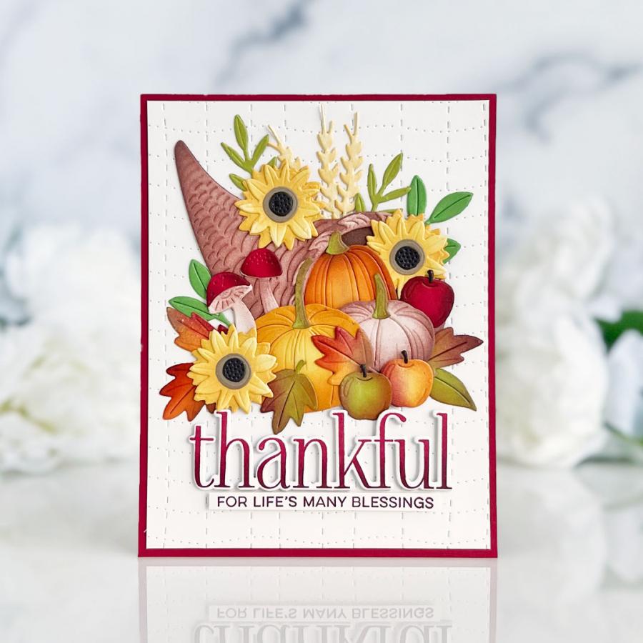 Bountiful Cornucopia Die