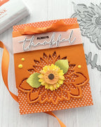 Elegant Edges: Sunflower Die