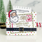 North Pole Mail: Candy Cane Frame Post Card Die
