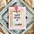 North Pole Mail: Postage Stamp Frame Post Card Die