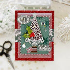 North Pole Mail: Postage Stamp Frame Post Card Die