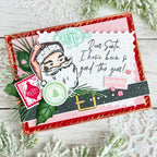North Pole Mail: Postage Stamp Frame Post Card Die