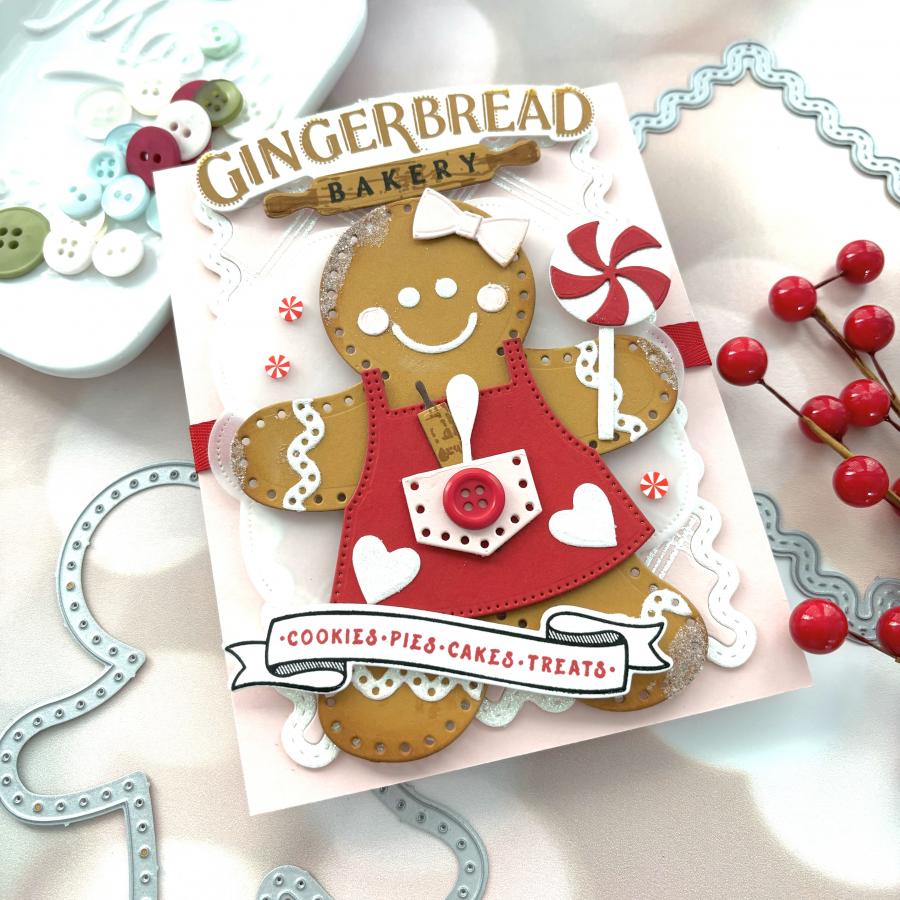 In Stitches: Gingerbread Builder Die