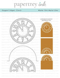 Elegant Edges: Clock Die
