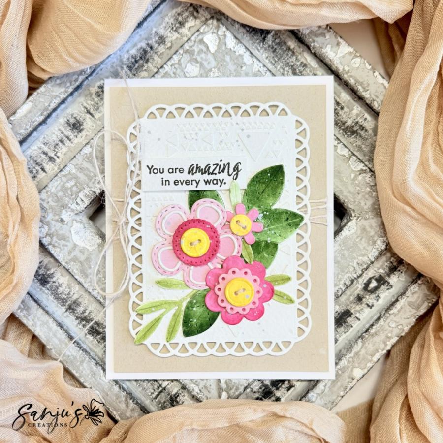 Into the Blooms: Cute as a Button Die