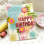 Cover Plate: Geo Flowers