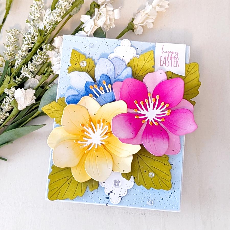 Into the Blooms: Radiant Florals Die