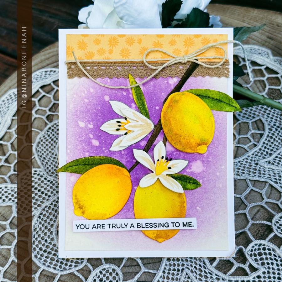 Into the Blooms: Lemon Blossom Die