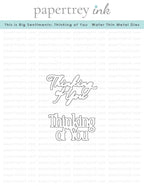 This is Big Sentiments: Thinking of You Die