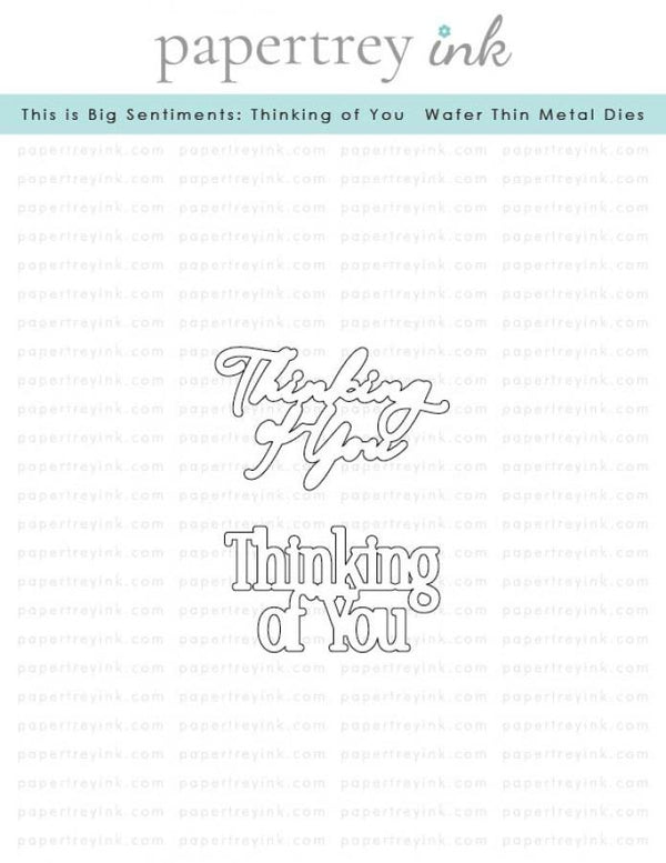 This is Big Sentiments: Thinking of You Die