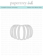 Pumpkin Slices: Stitched Die