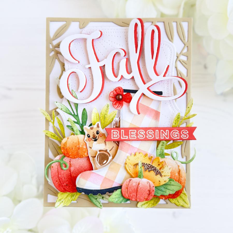Into the Blooms: Fall Boot Die