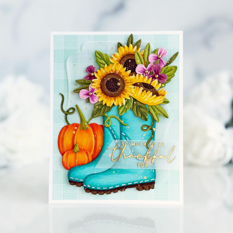 Into the Blooms: Fall Boot Die