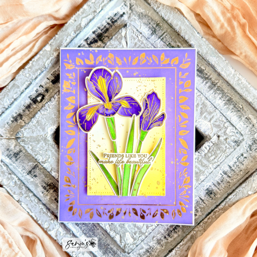 Winter Iris Die