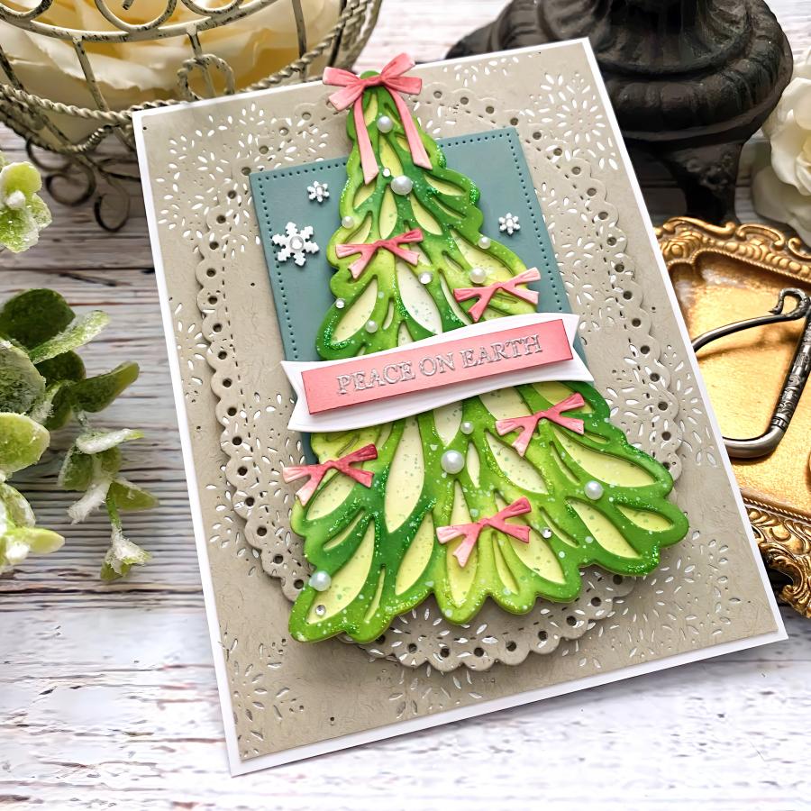 Serene Evergreens Die