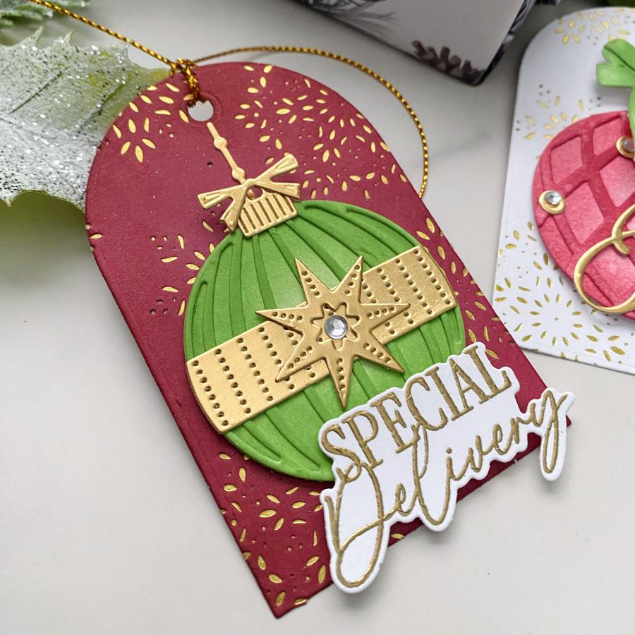 This is Big Sentiments: Christmas Tags Die