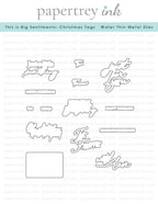 This is Big Sentiments: Christmas Tags Die