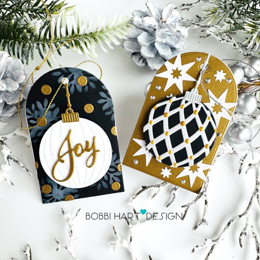 Holiday Tag: Elegant Ornament Die