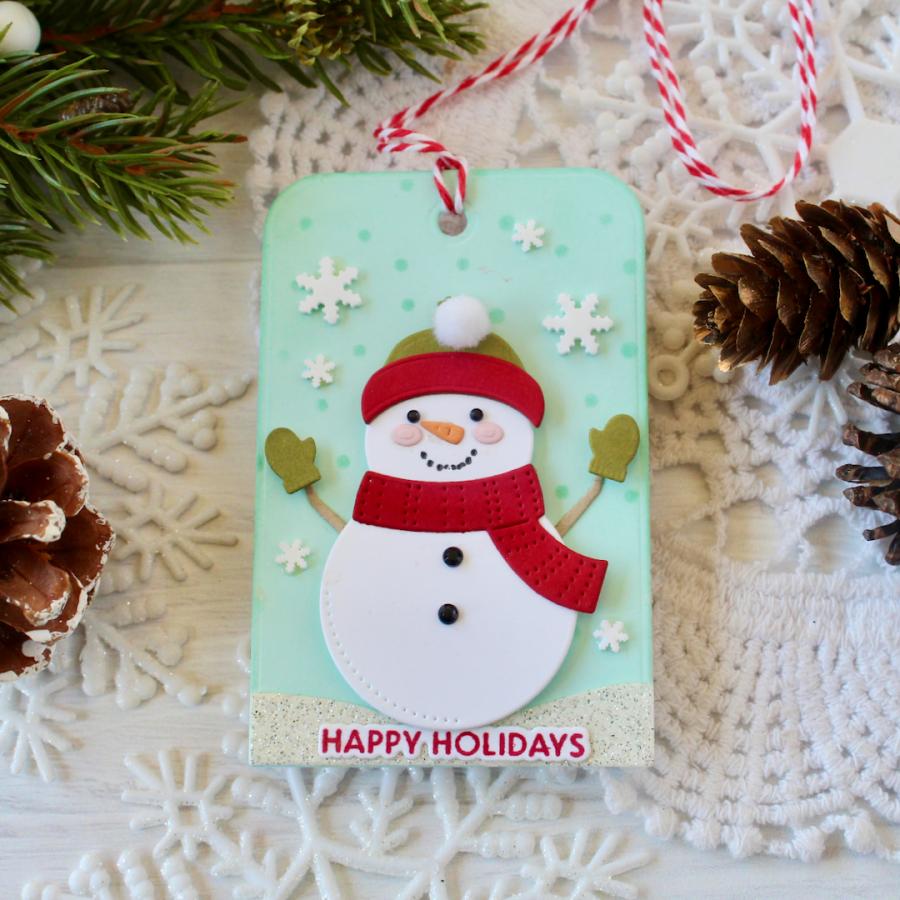 Holiday Tag: Snowman Die