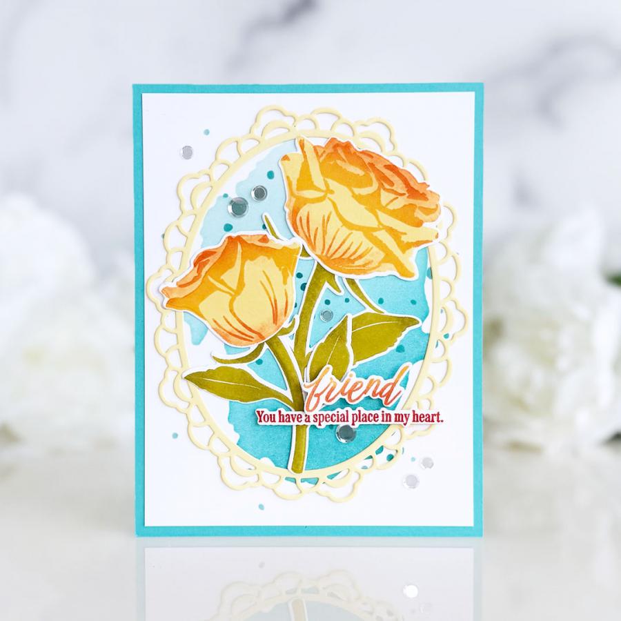 Love to Layer: Laced Oval Die