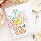 Basket of Blooms Die
