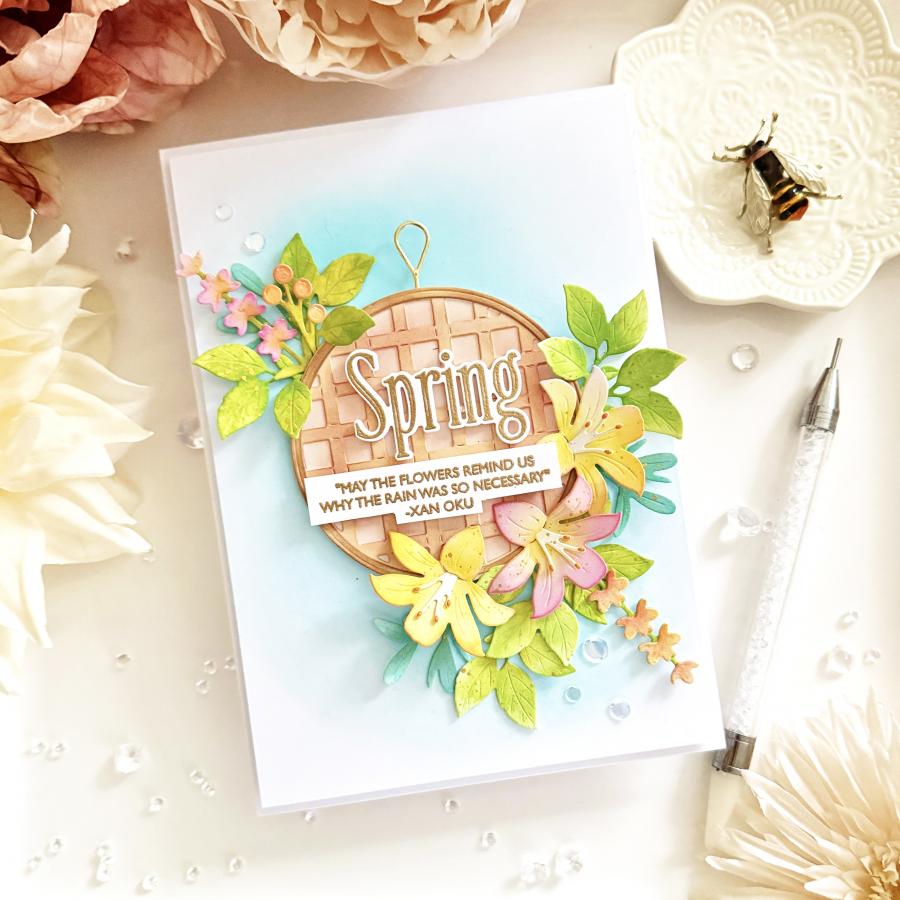 Into the Blooms: Spring Basket Die