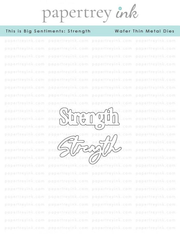 This is Big Sentiments: Strength Die