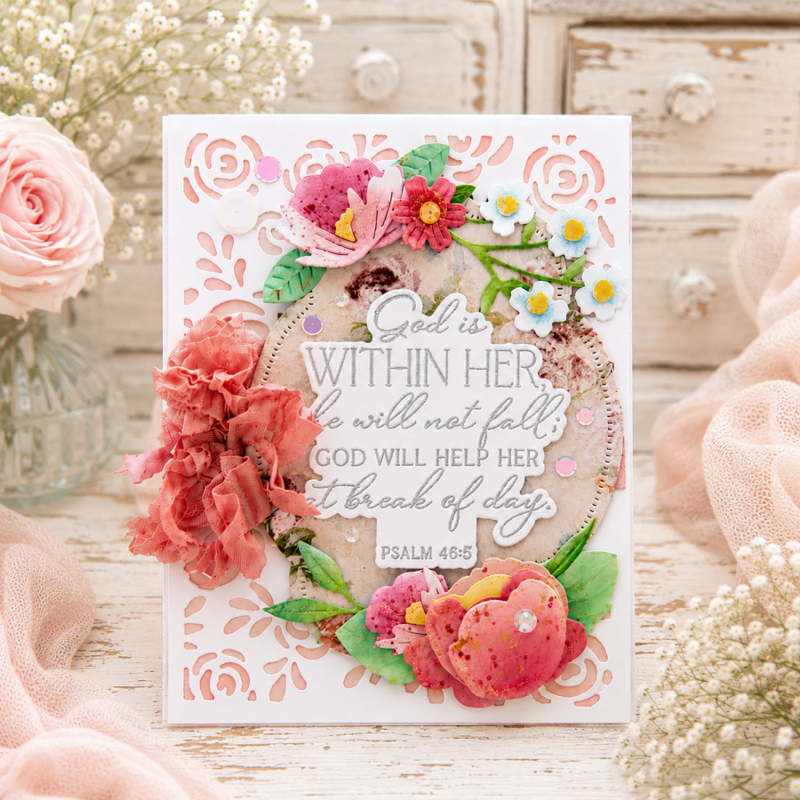 Cover Plate: Gathering Florals Die