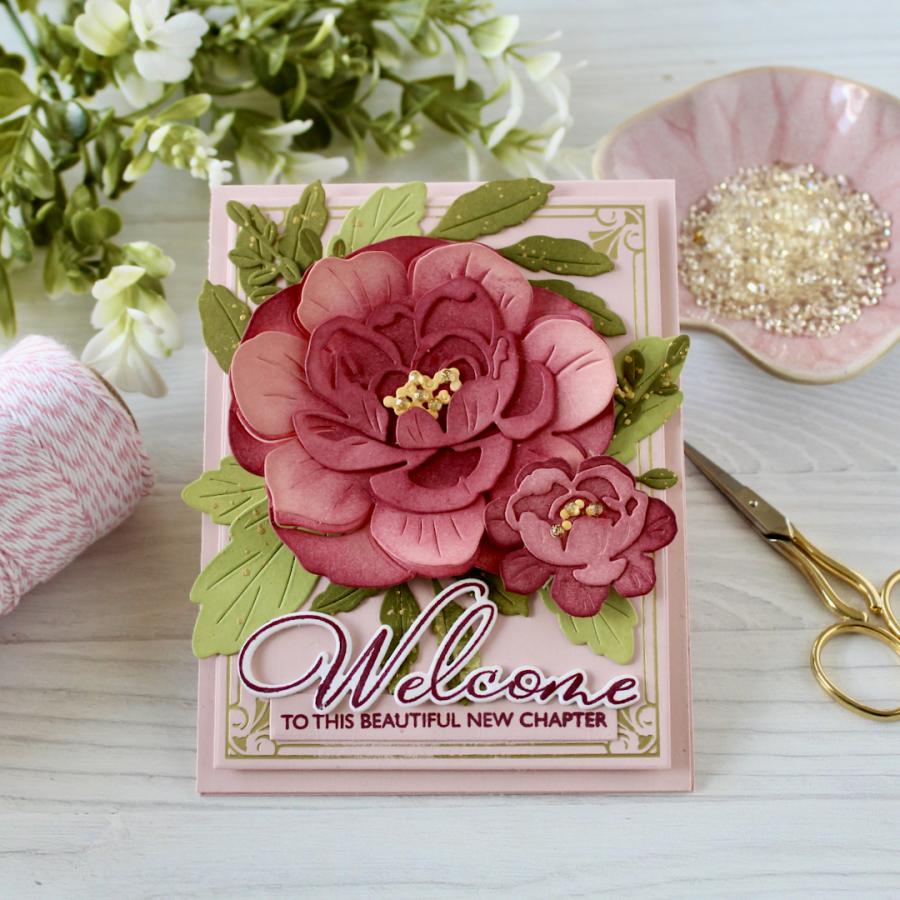 Big Blooms: Elegant Rose Die