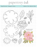 Big Blooms: Elegant Rose Die