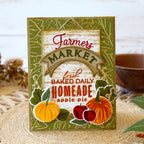 Fallen Leaves Hot Foil Plate