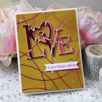 Delicate Circles Hot Foil Plate